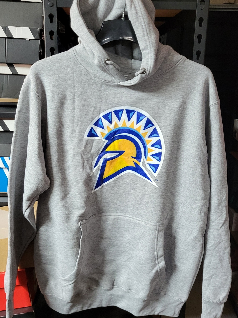 *NEW* Fanatics San Jose State Spartans Gray Fleece Hoodie Size Medium